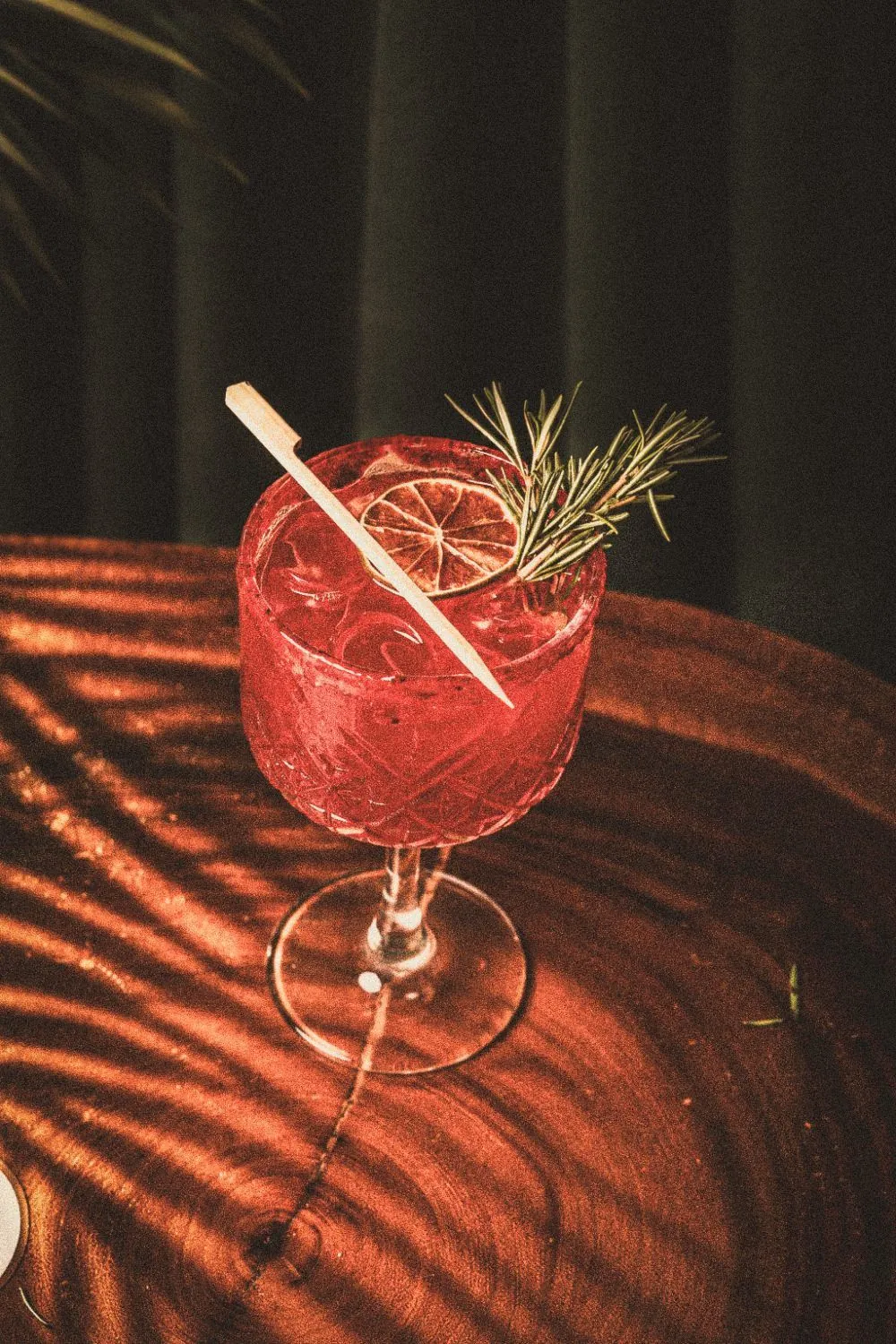A cocktail served at the bar