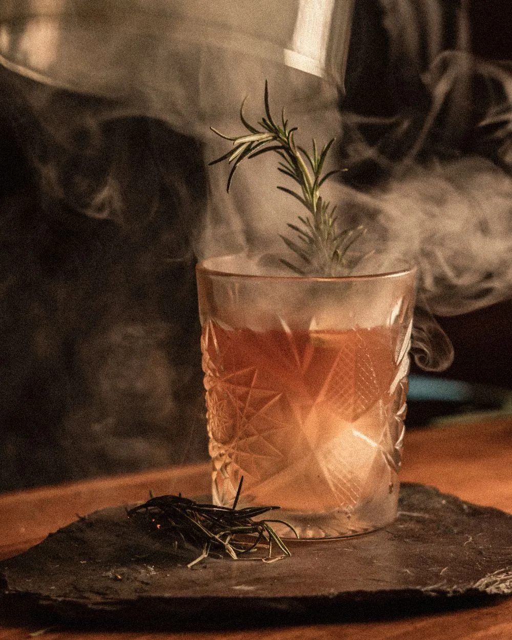 A signature cocktail and the maceration jars